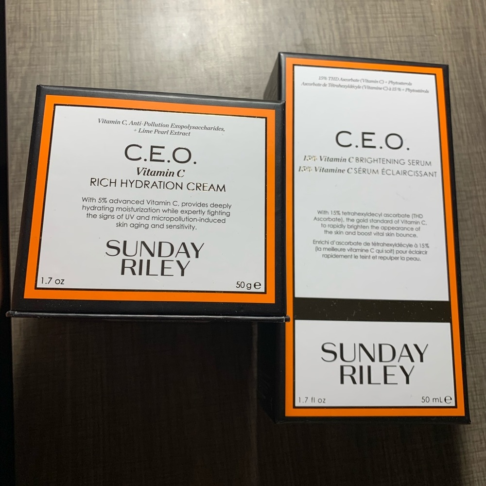 NEW Full Size Sunday Riley CEO set